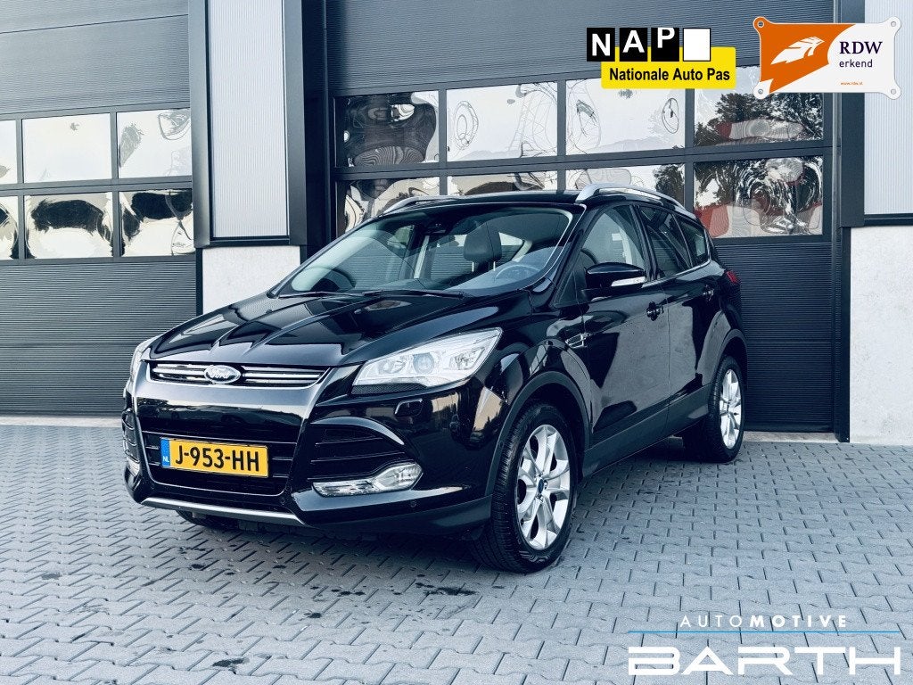 Ford Kuga 1.6 Titanium Plus | Clima | Cruise | Vol optie | O, Auto's, 15 km/l, Gebruikt, Zwart, 4 cilinders
