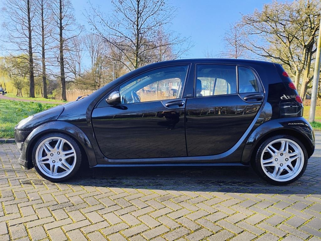 Smart 2006 Zwart, Auto's, Smart, Particulier, ForFour, ABS, Airbags, Airconditioning, Bluetooth, Boordcomputer, Centrale vergrendeling