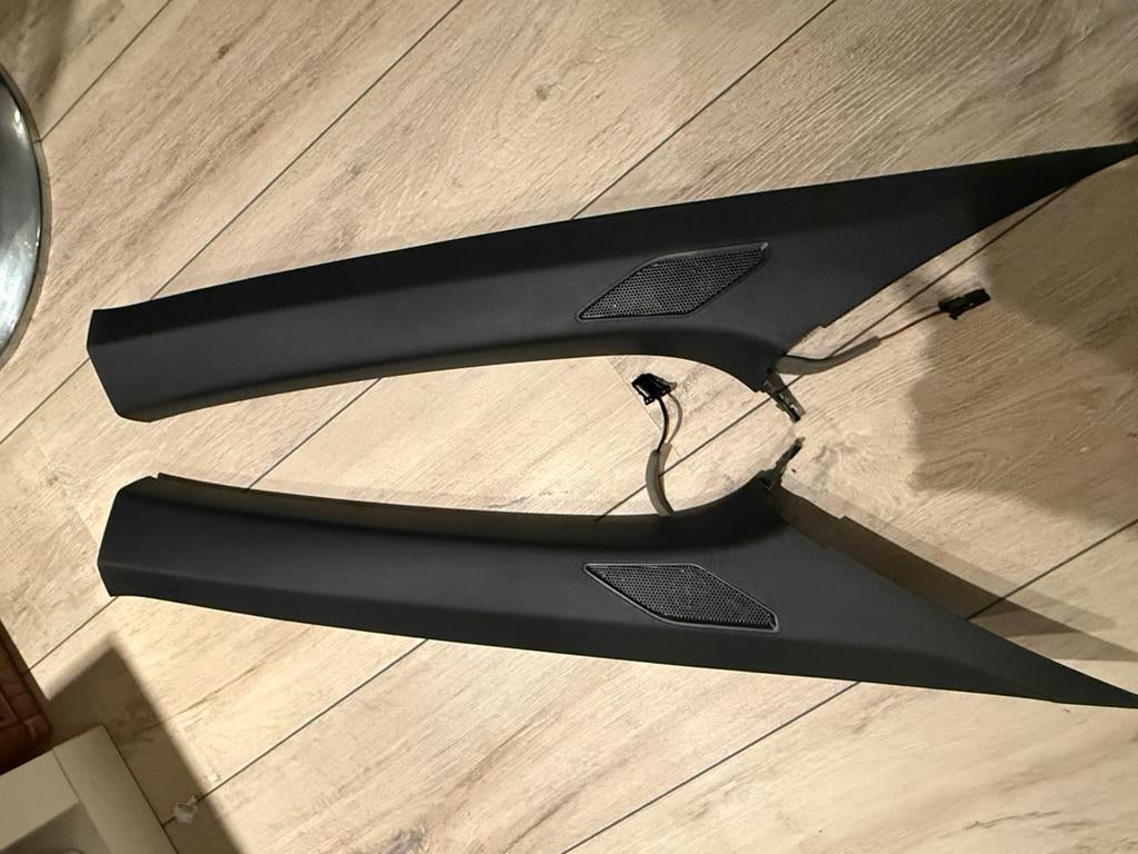A stijl kappen zwart VW Polo 2G (2022) met speakers, Ophalen of Verzenden, Gebruikt, Volkswagen