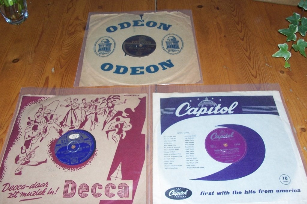 78 toeren platen van louis armstrong 3 stuks, Ophalen of Verzenden, Gebruikt, 10 inch, Jazz