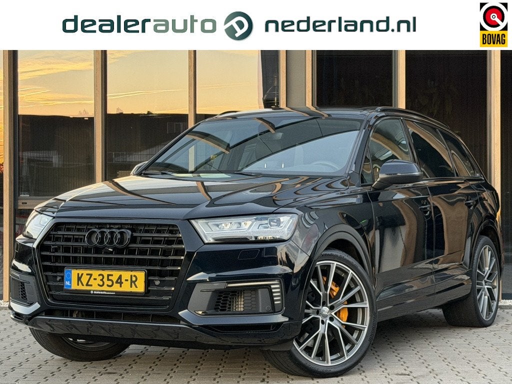 Audi Q7 3.0 TDI e-tron Quattro | Pano | Trekhaak | Luchtveri, Auto's, Dealer onderhouden, Gebruikt, Euro 6, Verwarmde buitenspiegels