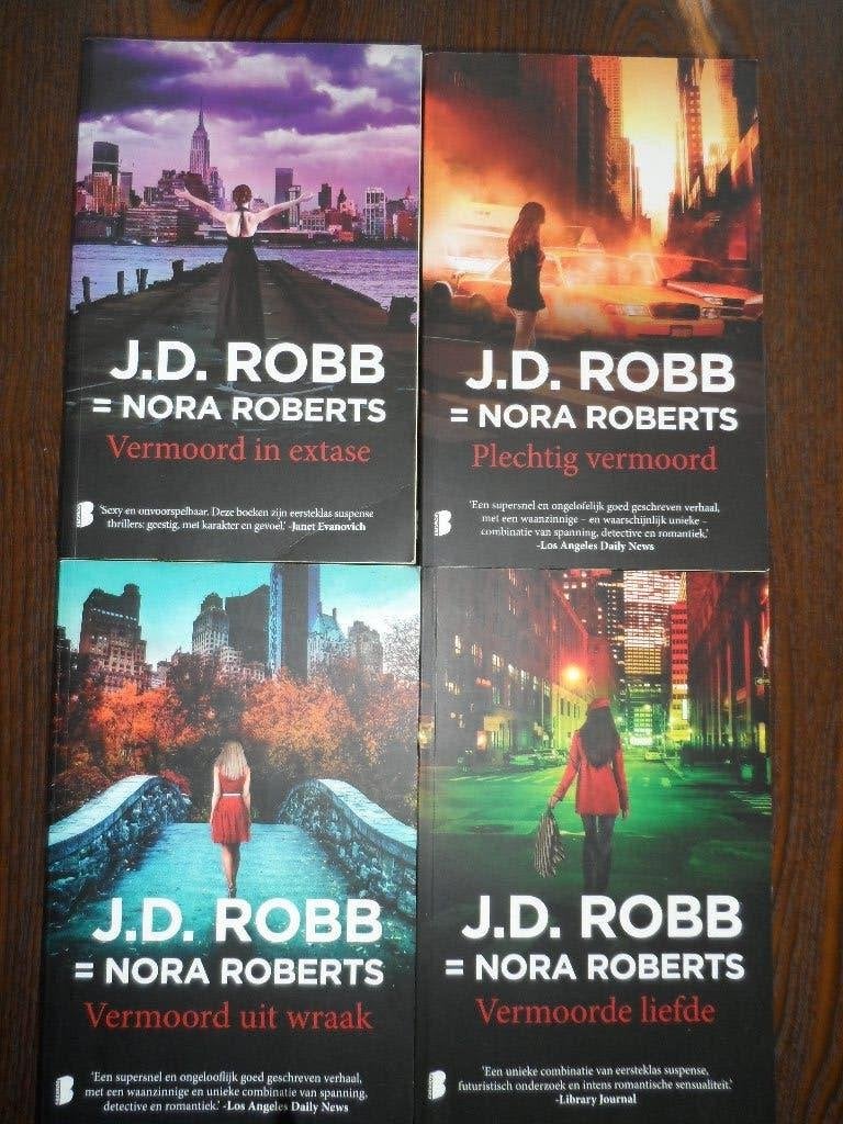J.D.Robb [ Nora Roberts ] 4 X, Boeken, Ophalen of Verzenden, Zo goed als nieuw, J.D.Robb [ Nora Roberts ]