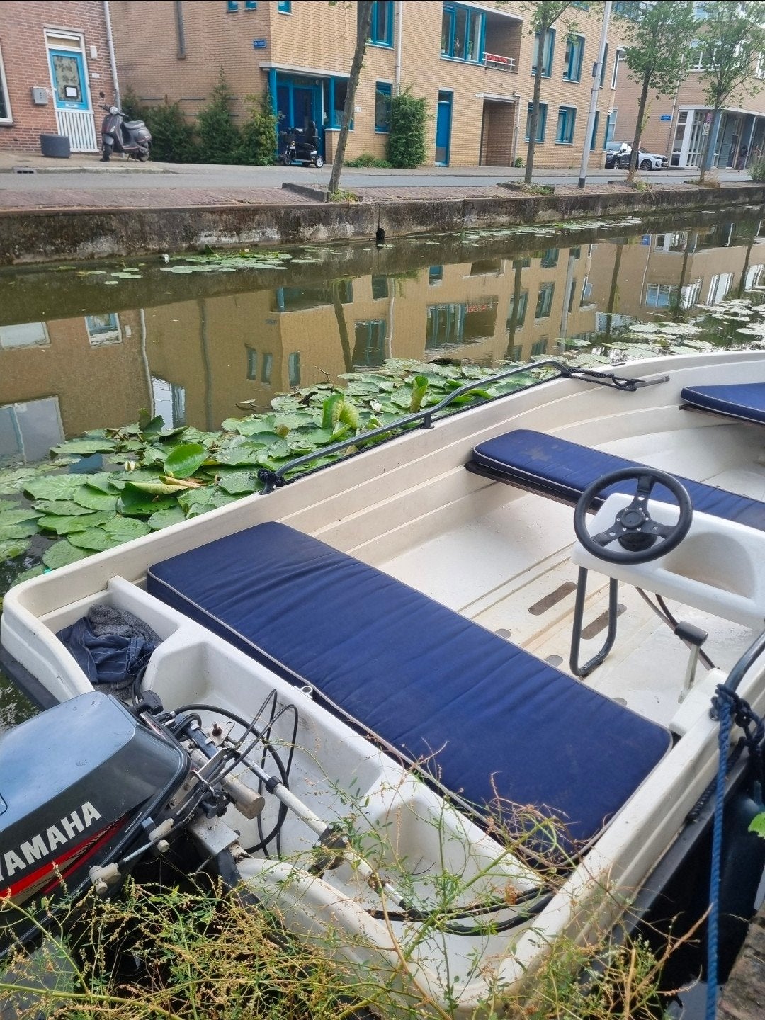 Bootje met 6pk, Watersport en Boten, Ophalen, Gebruikt