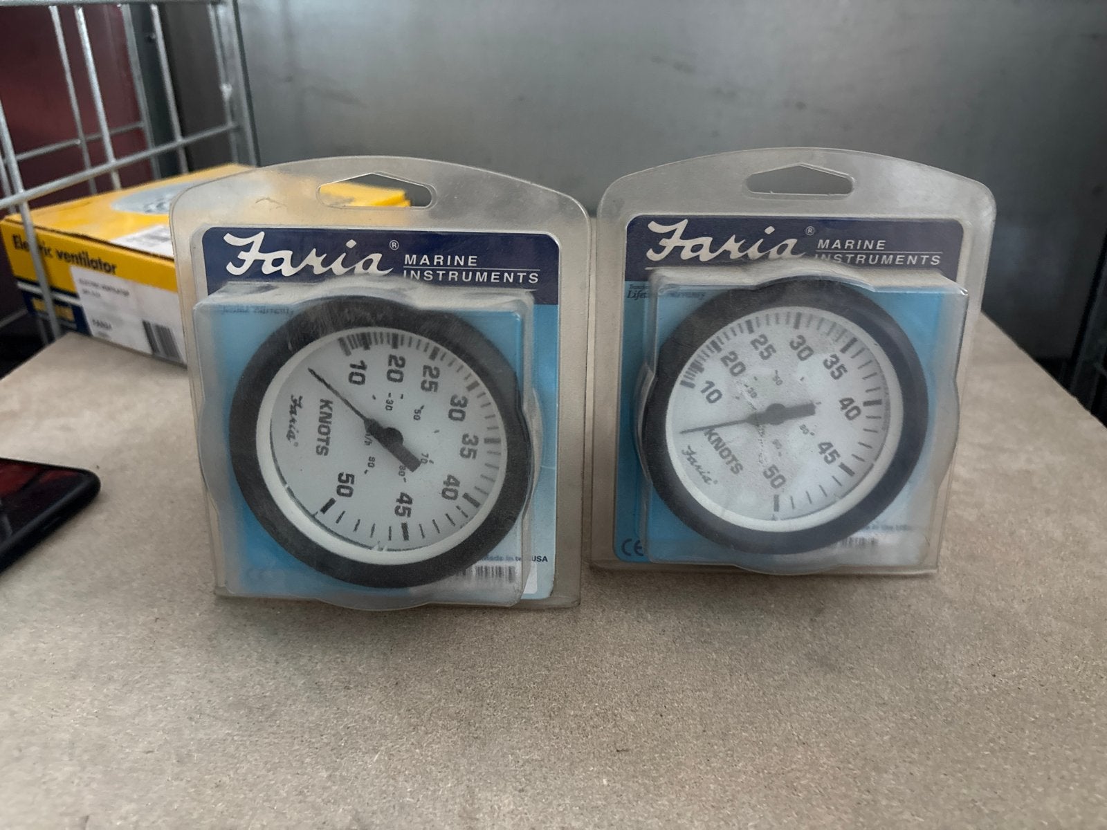 Faria Marine Instruments snelheidsmeters (2 stuks), Ophalen of Verzenden, Nieuw, Overige typen