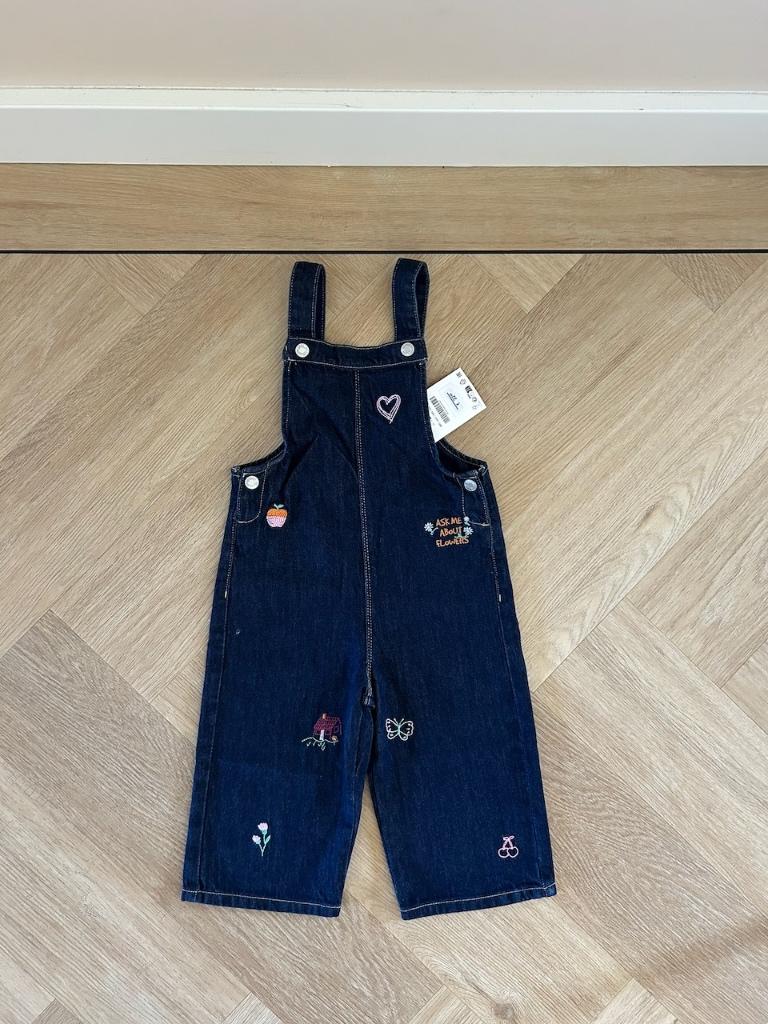*NIEUW!* Denim tuinbroek Zara, salopette, maat 92, Kinderen en Baby's, Kinderkleding | Maat 98, Broek, Meisje, Nieuw, Ophalen of Verzenden