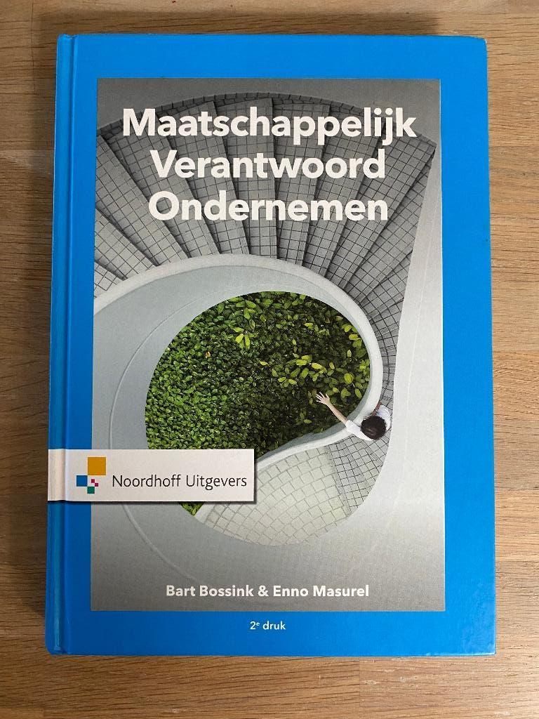 Maatschappelijk Verantwoord Ondernemen Bossink Masurel 2e dr, Ophalen of Verzenden, Beta, Zo goed als nieuw, HBO