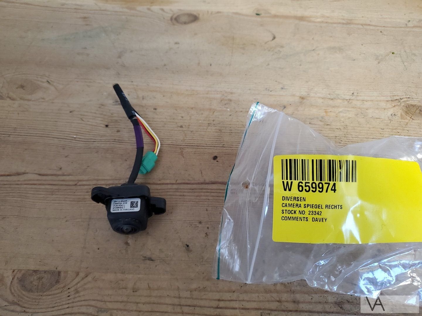 Renault Captur 2020 - 2024 camera achteruitrijden 284198542r, Auto-onderdelen, Elektronica en Kabels, Renault, Gebruikt, Ophalen of Verzenden