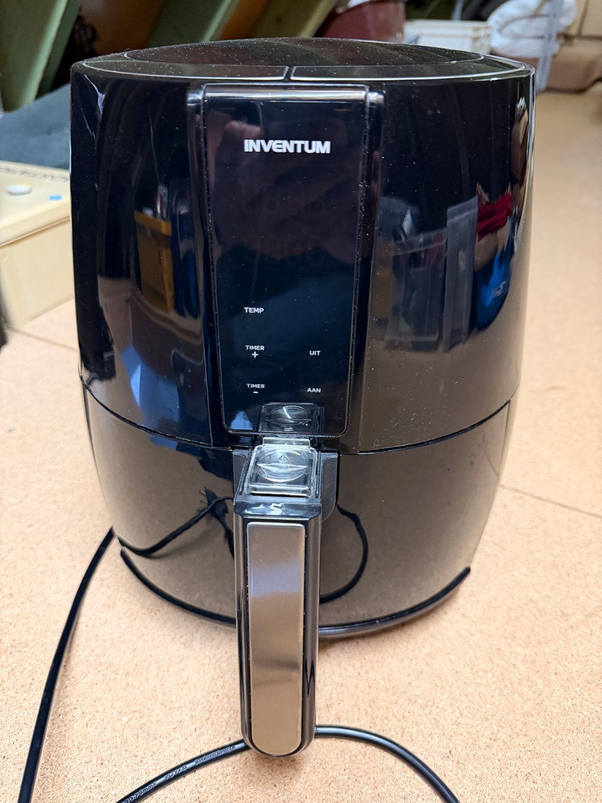 Inventum Airfryer GF254HLD02 - Zwart, Ophalen, Gebruikt, Airfryer, Minder dan 750 gram