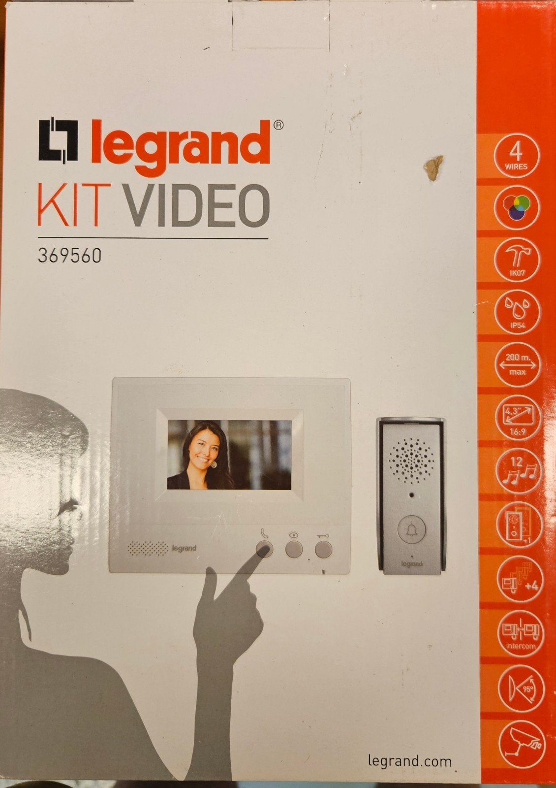 Legrand KIT VIDEO 369560 - Video Intercom Systeem, Ophalen of Verzenden, Nieuw, Compleet systeem, Overige soorten