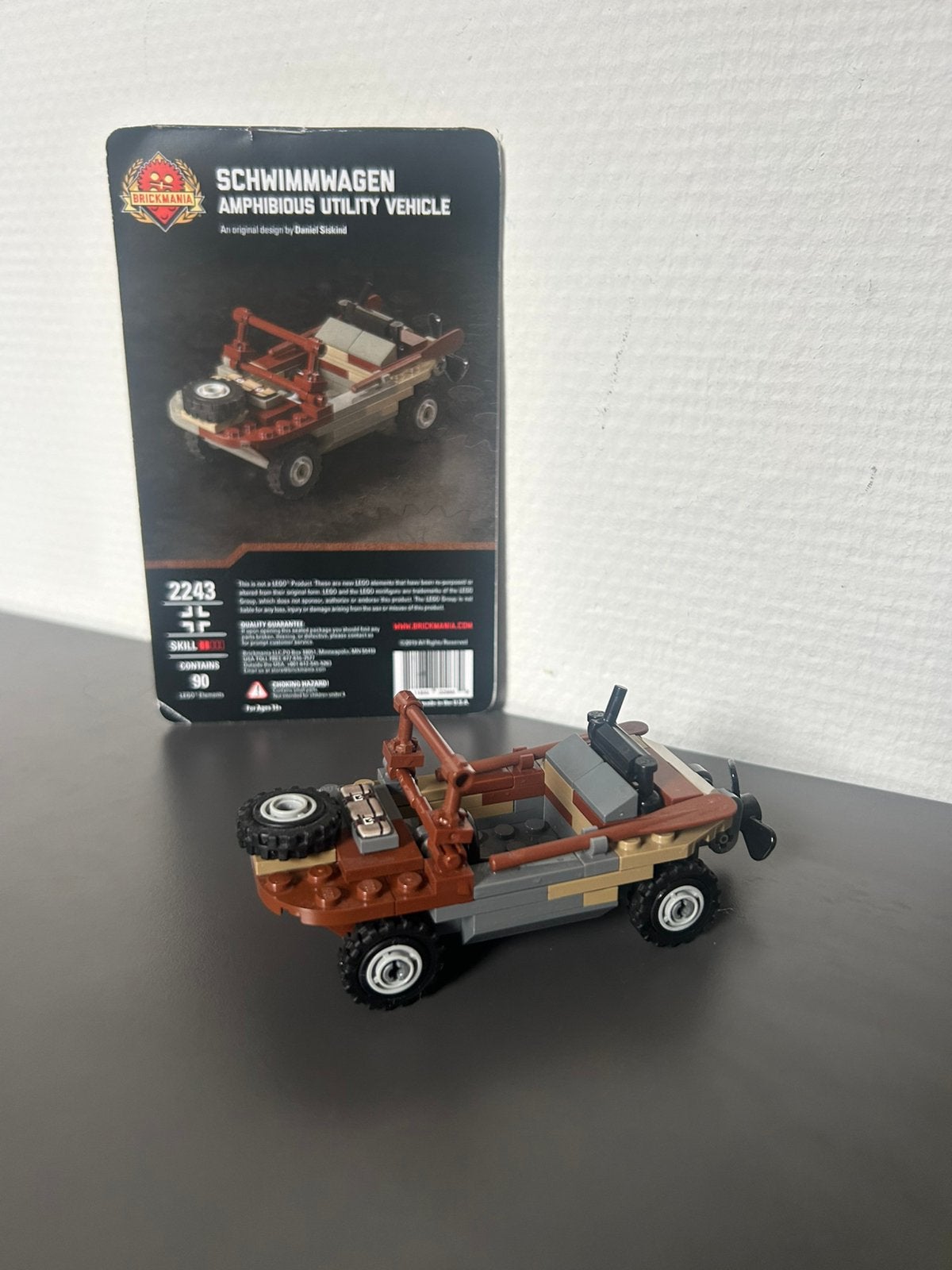 Brickmania german schwimmwagon, Kinderen en Baby's, Speelgoed | Duplo en Lego, Overige thema's, Lego, Ophalen of Verzenden, Zo goed als nieuw