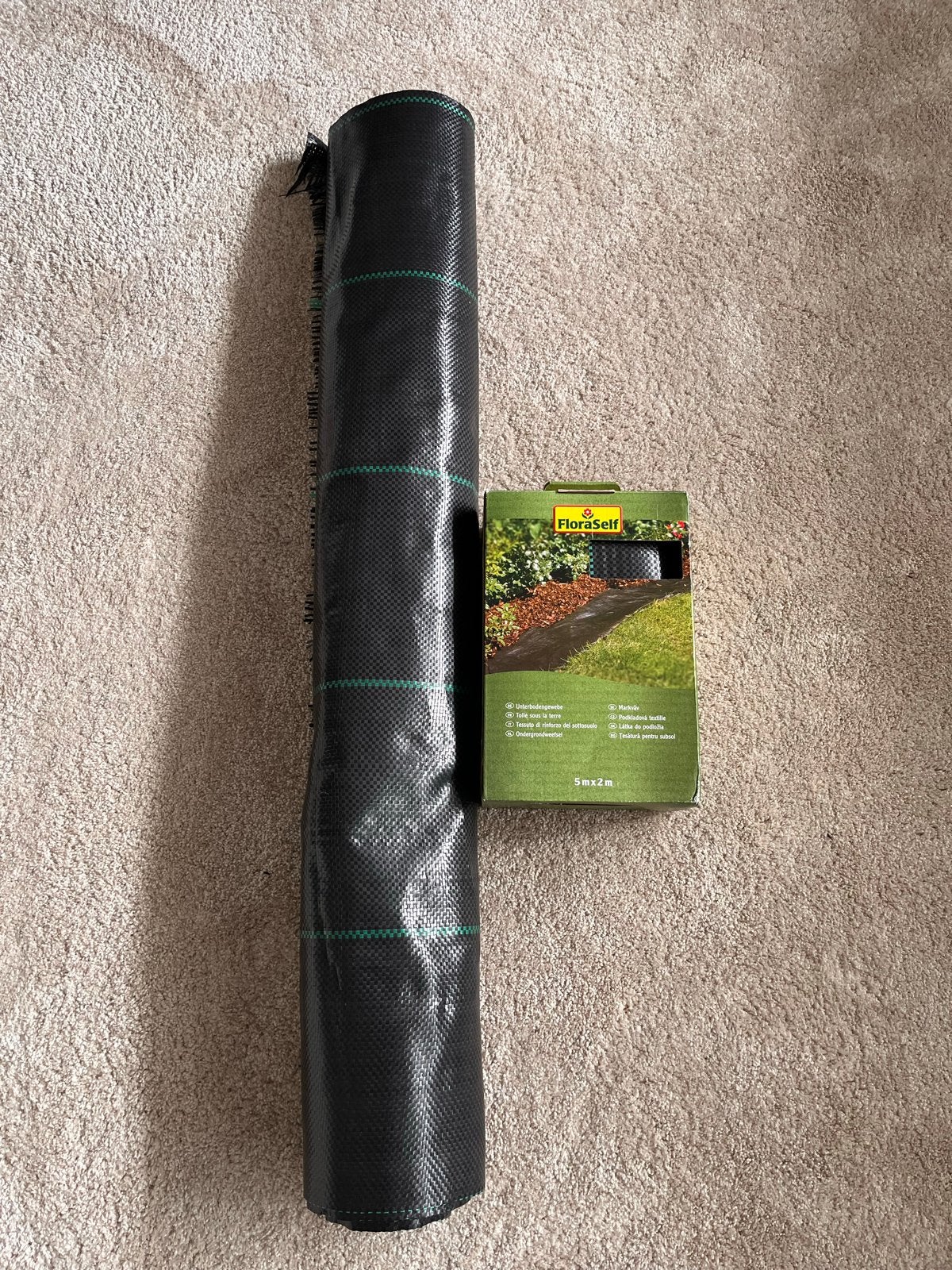 Floraself worteldoek 100g/m2 (11m rol + 5x2m nieuw), Tuin en Terras, Gras en Kunstgras, Ophalen, Zo goed als nieuw, 20 m² of meer