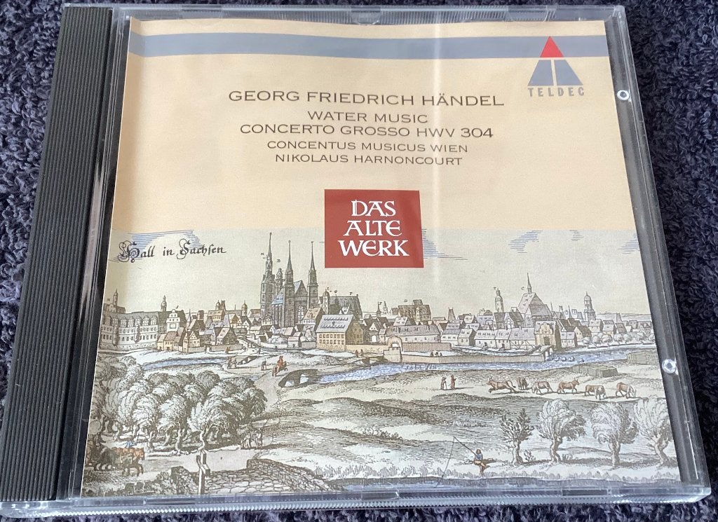 Händel Water Music Harnoncourt CD, Gebruikt, Ophalen of Verzenden, Orkest of Ballet, Barok