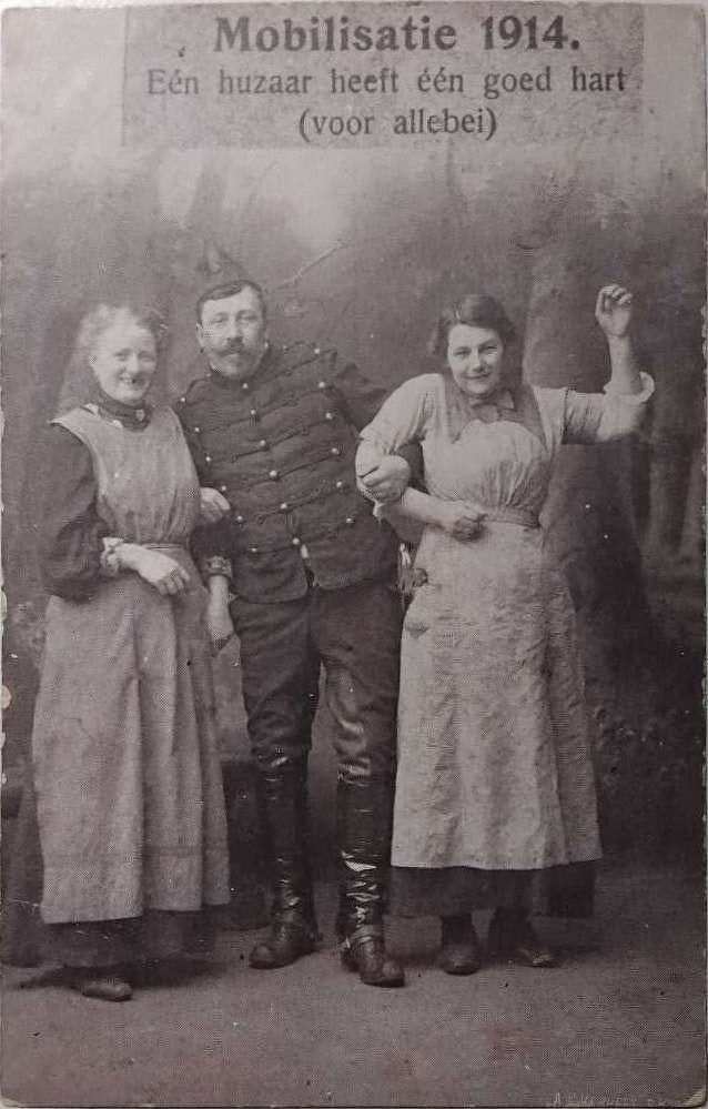 WO1 Mobilisatiekaart 1914 Huzaar – Uitg. Cammelbeeck, Verzamelen, Ophalen of Verzenden, Voor 1920, Gelopen
