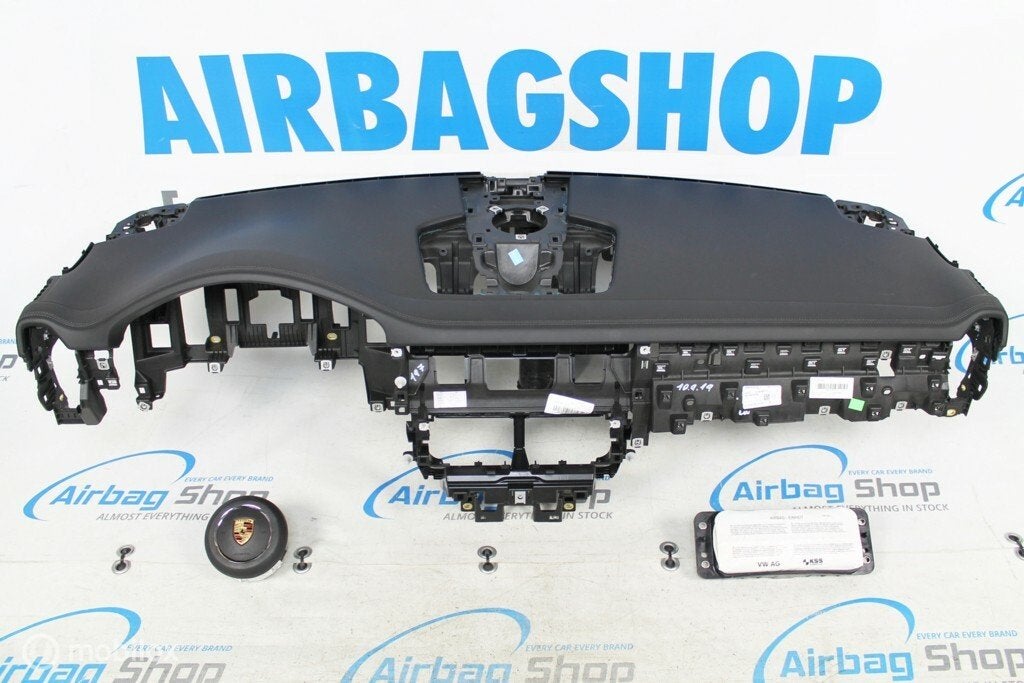 Airbag set Dashboard leder Porsche Cayenne 2017-heden, Gebruikt, Ophalen of Verzenden