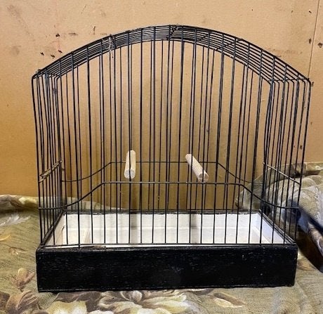 Koepelkooi, vogelkkooi, Ophalen, Gebruikt, Metaal, Vogelkooi