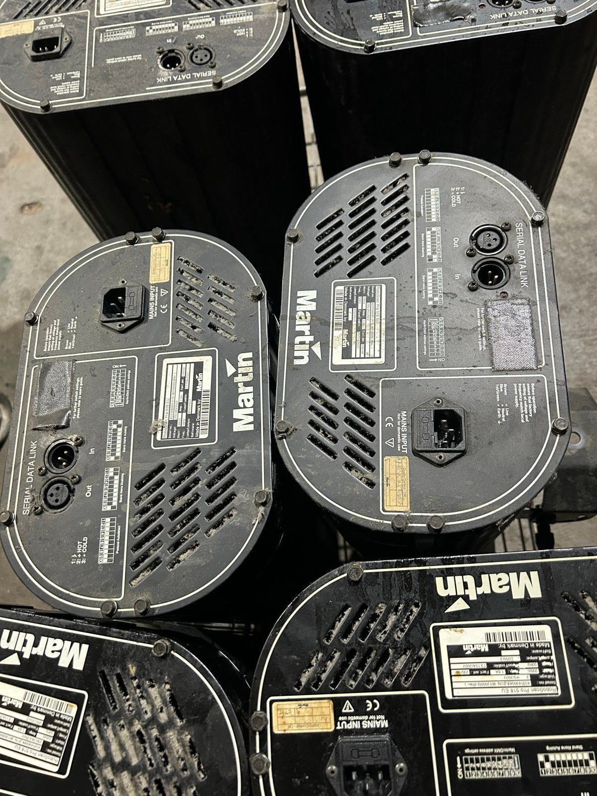 Martin Roboscan 518 pro set van 8, Ophalen of Verzenden, Gebruikt, Licht