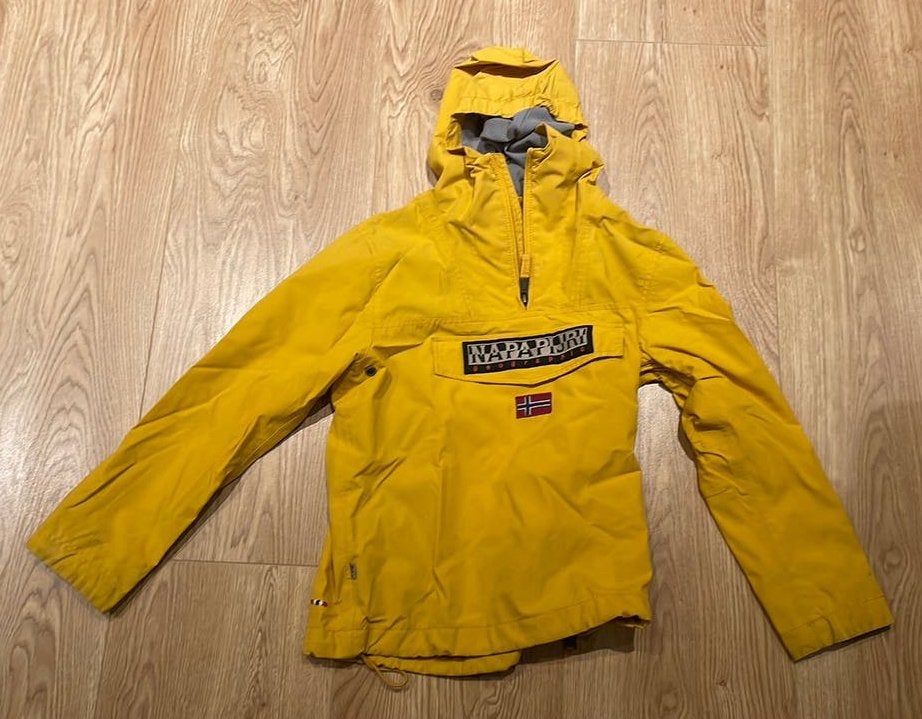 Napapijri herfstjas regenjas maat 140, Ophalen of Verzenden, Gebruikt, Kleding