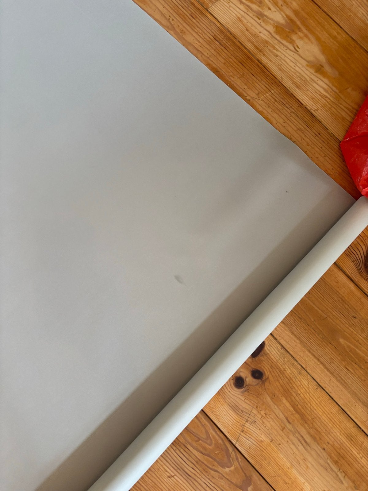 Beige rolgordijn 176x170 cm - zacht prijsje!, Ophalen, Gebruikt, Beige, Rolgordijn