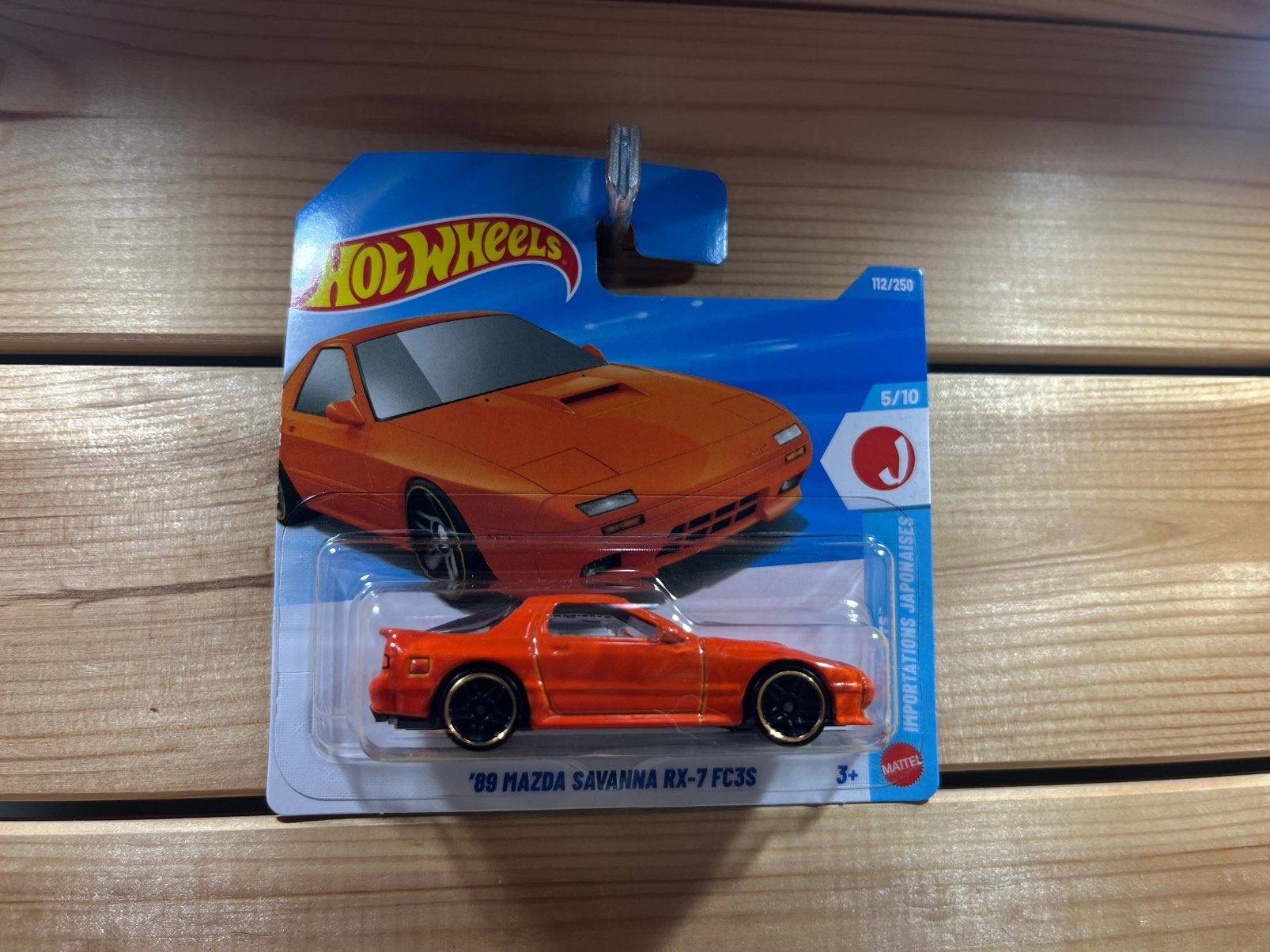 Mazda RX-7 Savanna FC3S hotwheels, Ophalen of Verzenden, Zo goed als nieuw, Auto