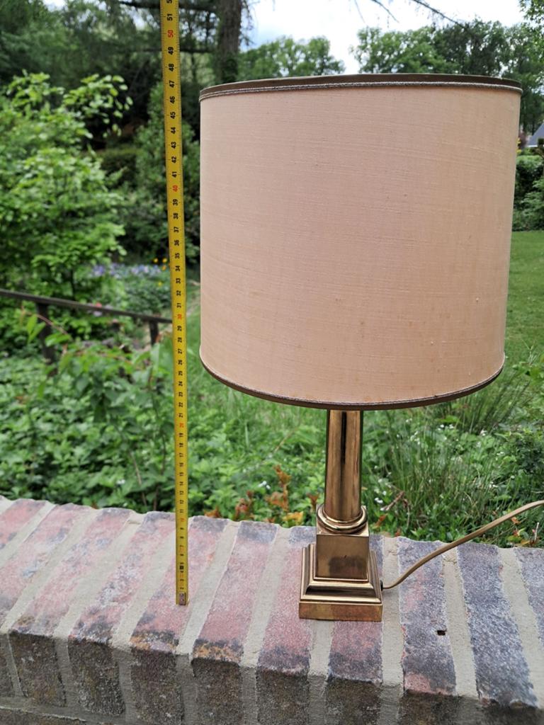 Sfeervolle tafellamp - 47 cm hoog, Ophalen, Gebruikt, Klassiek, Stof