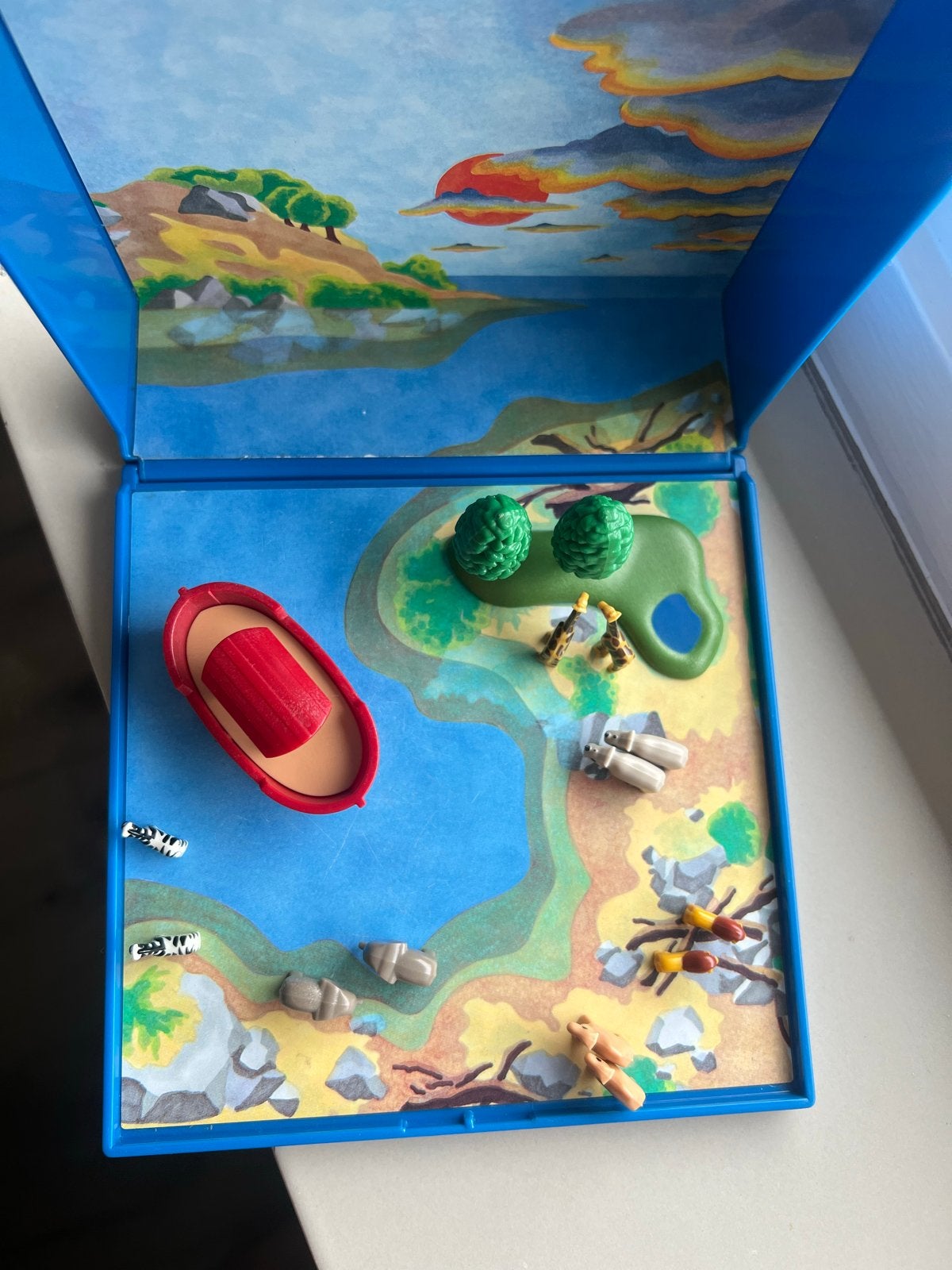 Playmobil Noah's Ark Compact Set - Compleet en in goede staa, Ophalen of Verzenden, Gebruikt