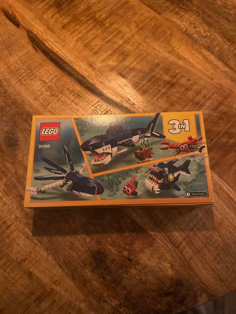 Lego Creator 31088 Diepzeewezens 3-in-1 - Ongeopend, Lego, Nieuw, Ophalen of Verzenden, Creator