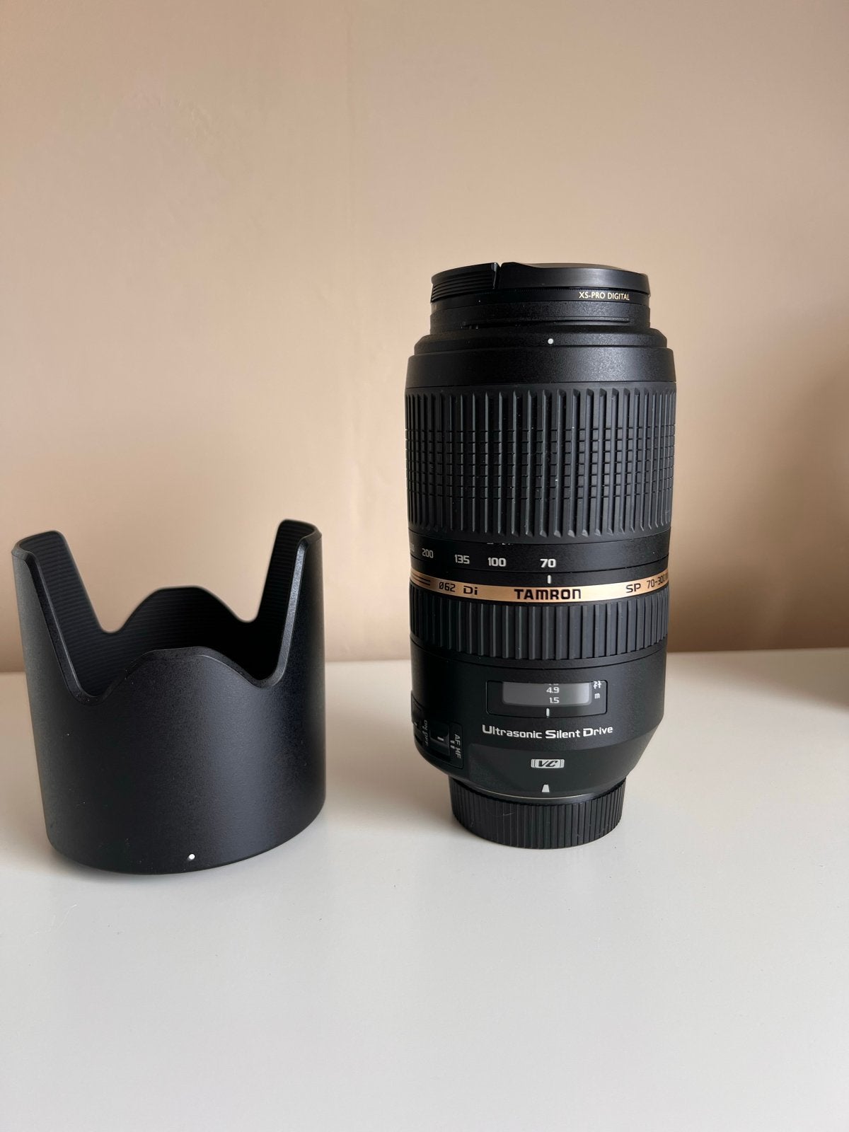Tamron SP 70-300mm F/4-5.6 Di VC USD Lens, Audio, Tv en Foto, Fotografie | Lenzen en Objectieven, Ophalen, Telelens, Zo goed als nieuw