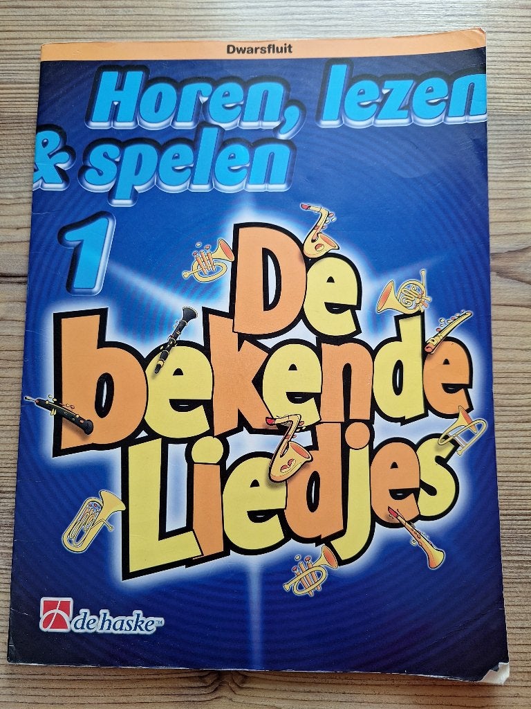 Dwarsfluit oefenboek, Muziek en Instrumenten, Gebruikt, Overige genres, Les of Cursus, Dwarsfluit of Piccolo