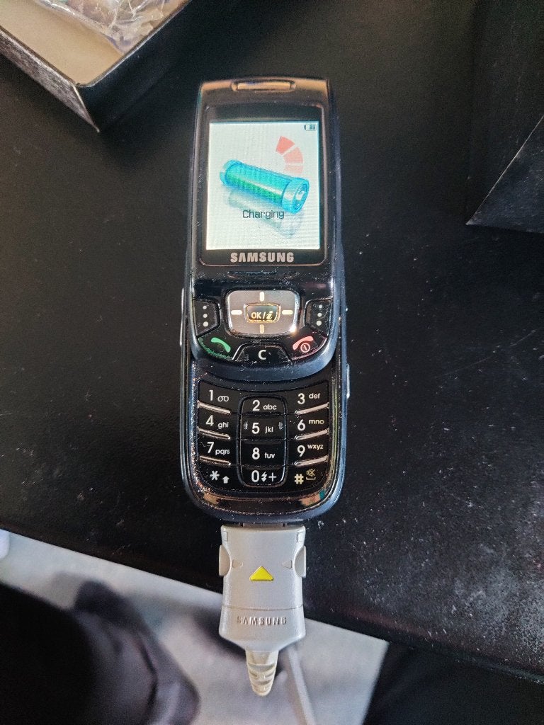 Samsung GRPS SGH-D500 met doos en boekjes 1-6, Ophalen of Verzenden, Gebruikt, Zwart