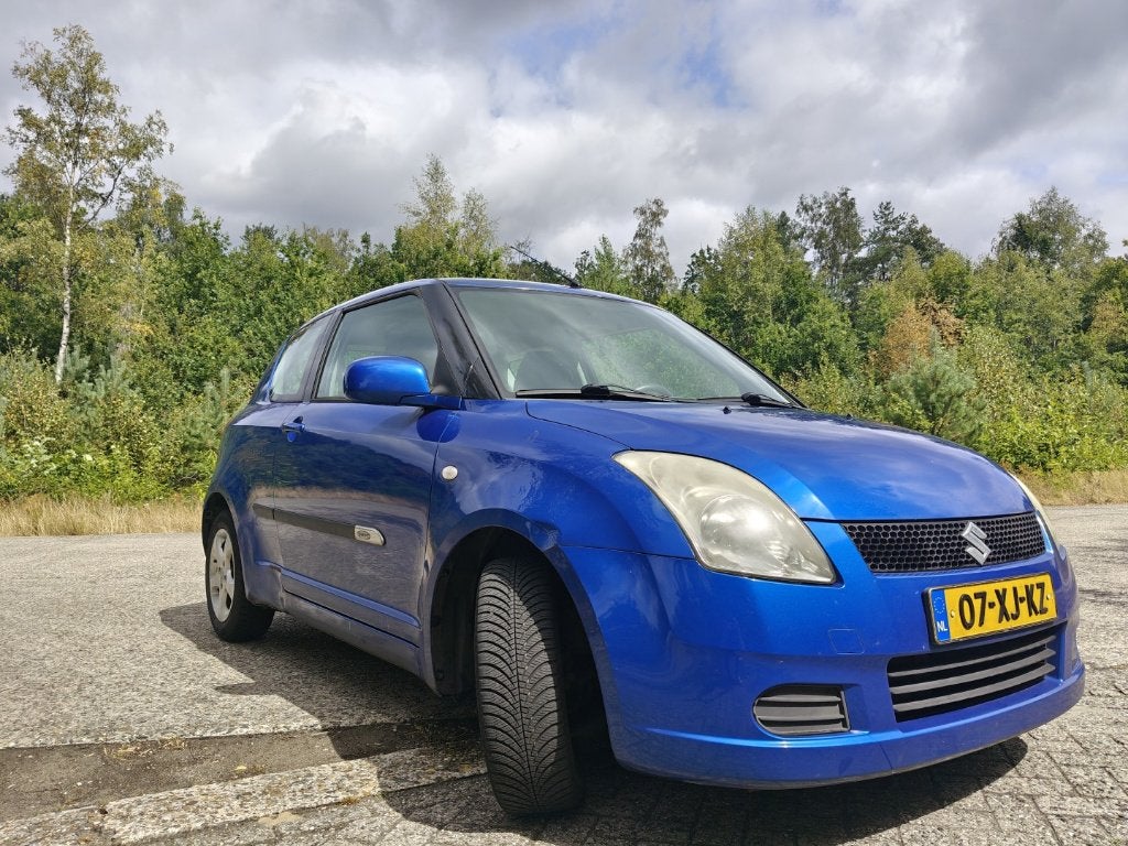 Suzuki Swift 1.3 3D 2007 Blauw, Auto's, Stof, Swift, Origineel Nederlands, Handgeschakeld