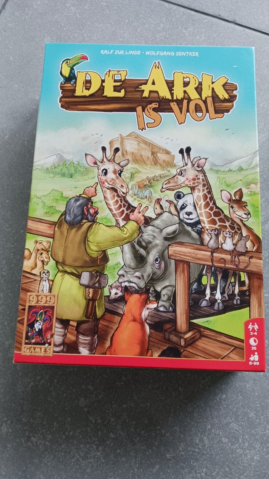 De Ark Is Vol - Leuk bordspel voor het hele gezin!, Drie of vier spelers, Ophalen of Verzenden, Gebruikt, 999 Games