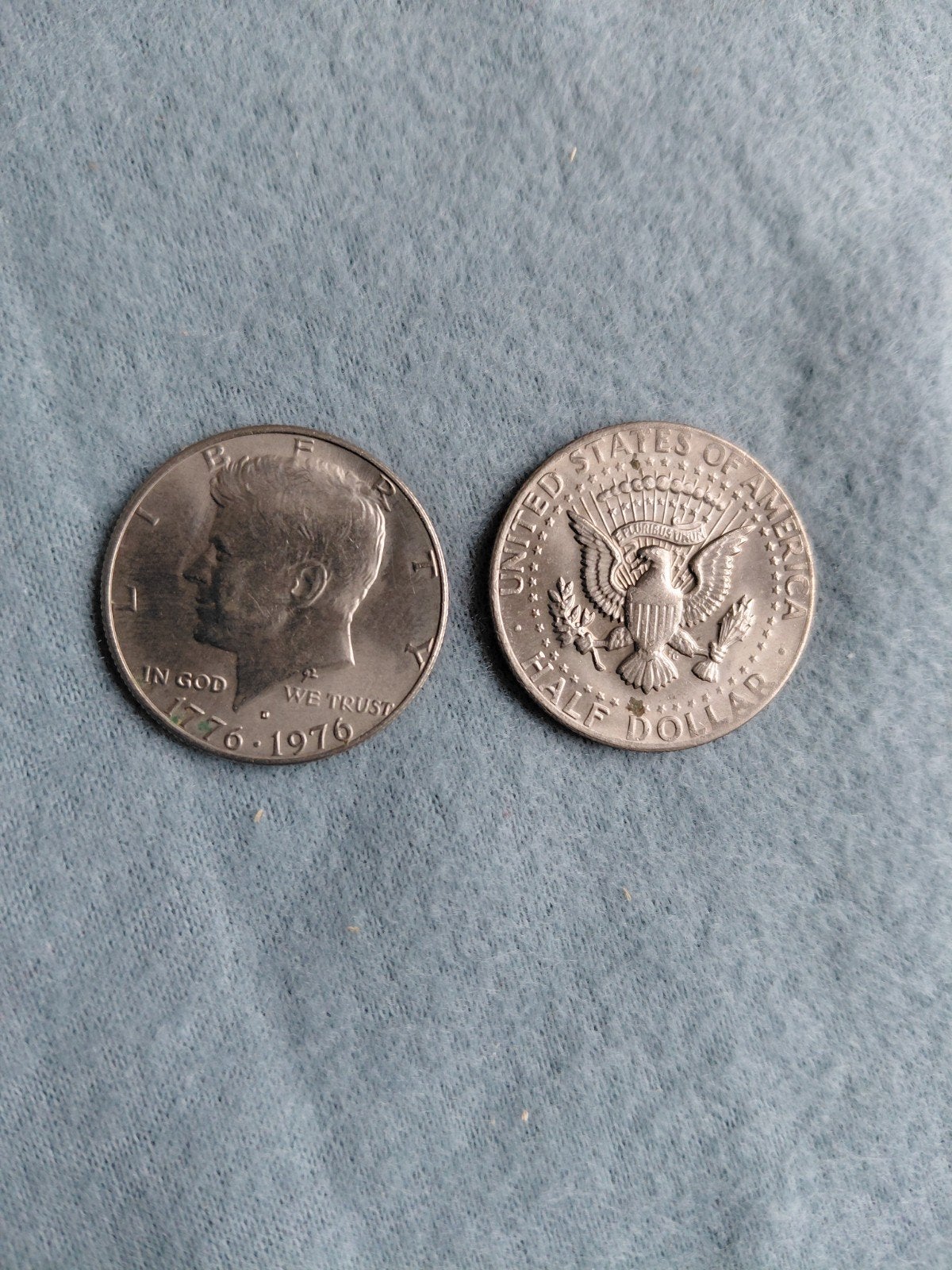 Amerikaanse Half Dollar munten - 1976 en 1983, Ophalen of Verzenden