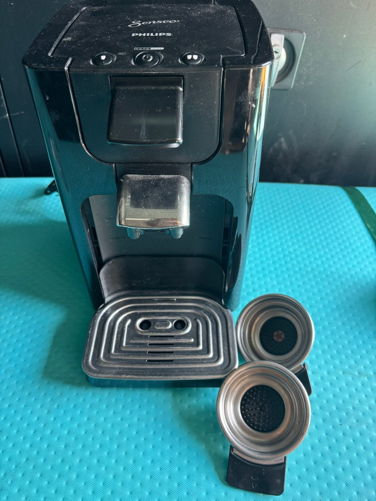 Philips Senseo Quadrante koffiezetapparaat, model HD7865, Gebruikt, Koffiemachine, Ophalen of Verzenden, Koffiepads en cups