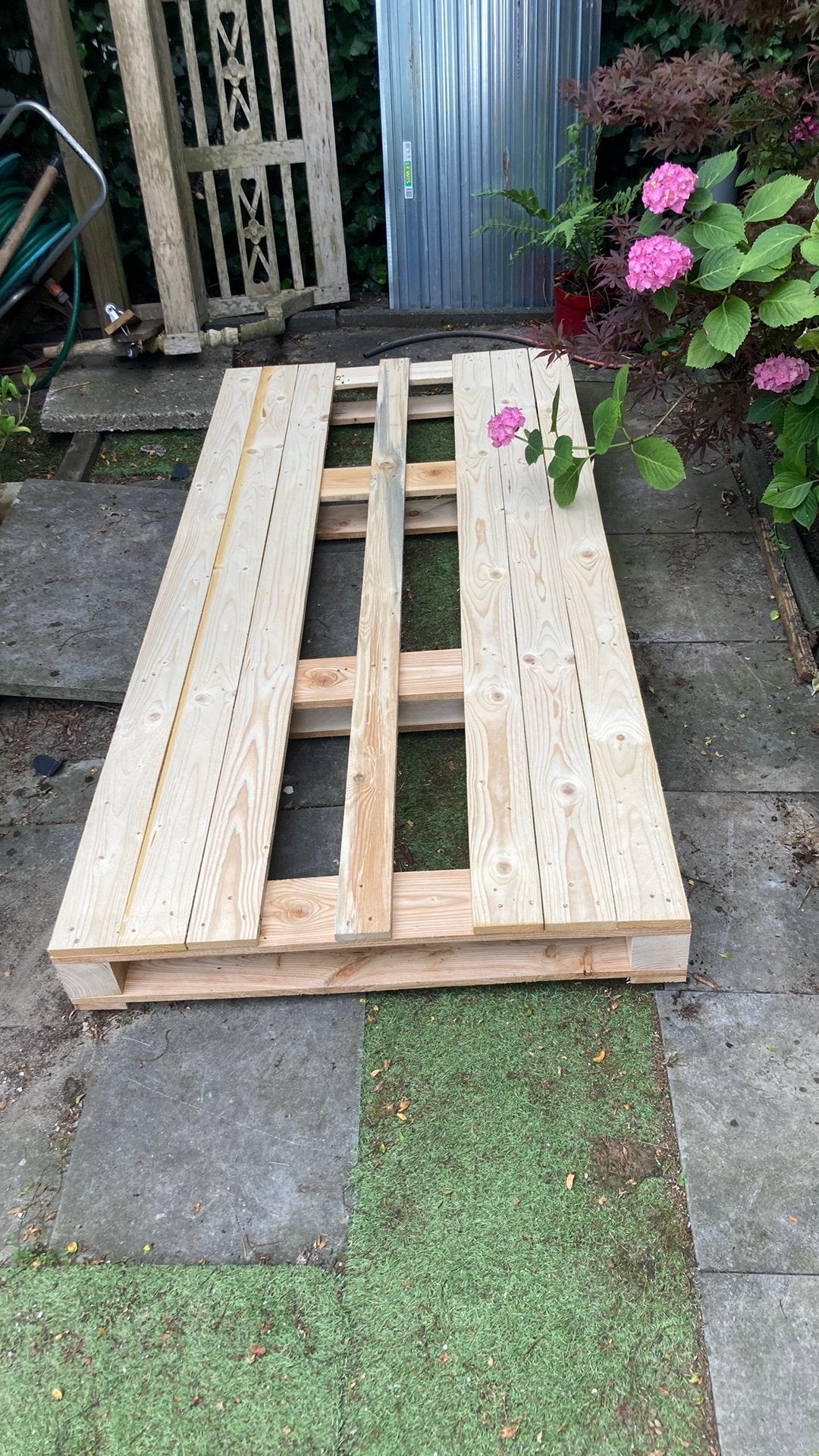 Pallet gratis (moet vandaag weg!), Ophalen of Verzenden, Zo goed als nieuw, Rechthoekig, Hout
