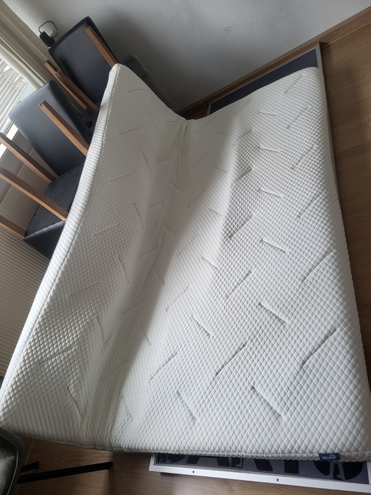 Wellpur Gold T110 topmatras 160x200 cm, Ophalen, Gebruikt, Tweepersoons, Matras