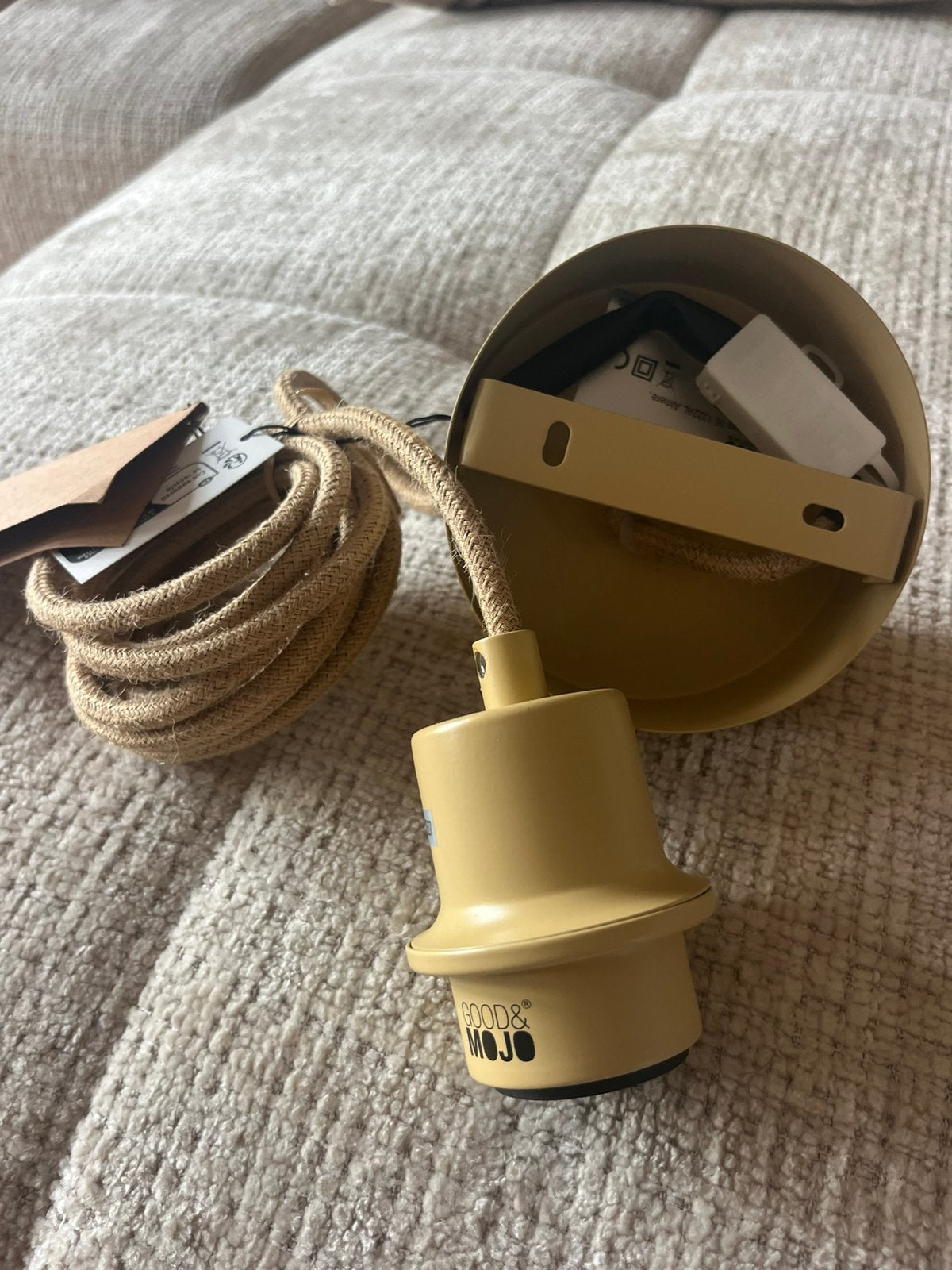 Hanglampen zonder lamp, E27. Ongebruikt, Ophalen of Verzenden, Nieuw, Metaal, E27 (groot)