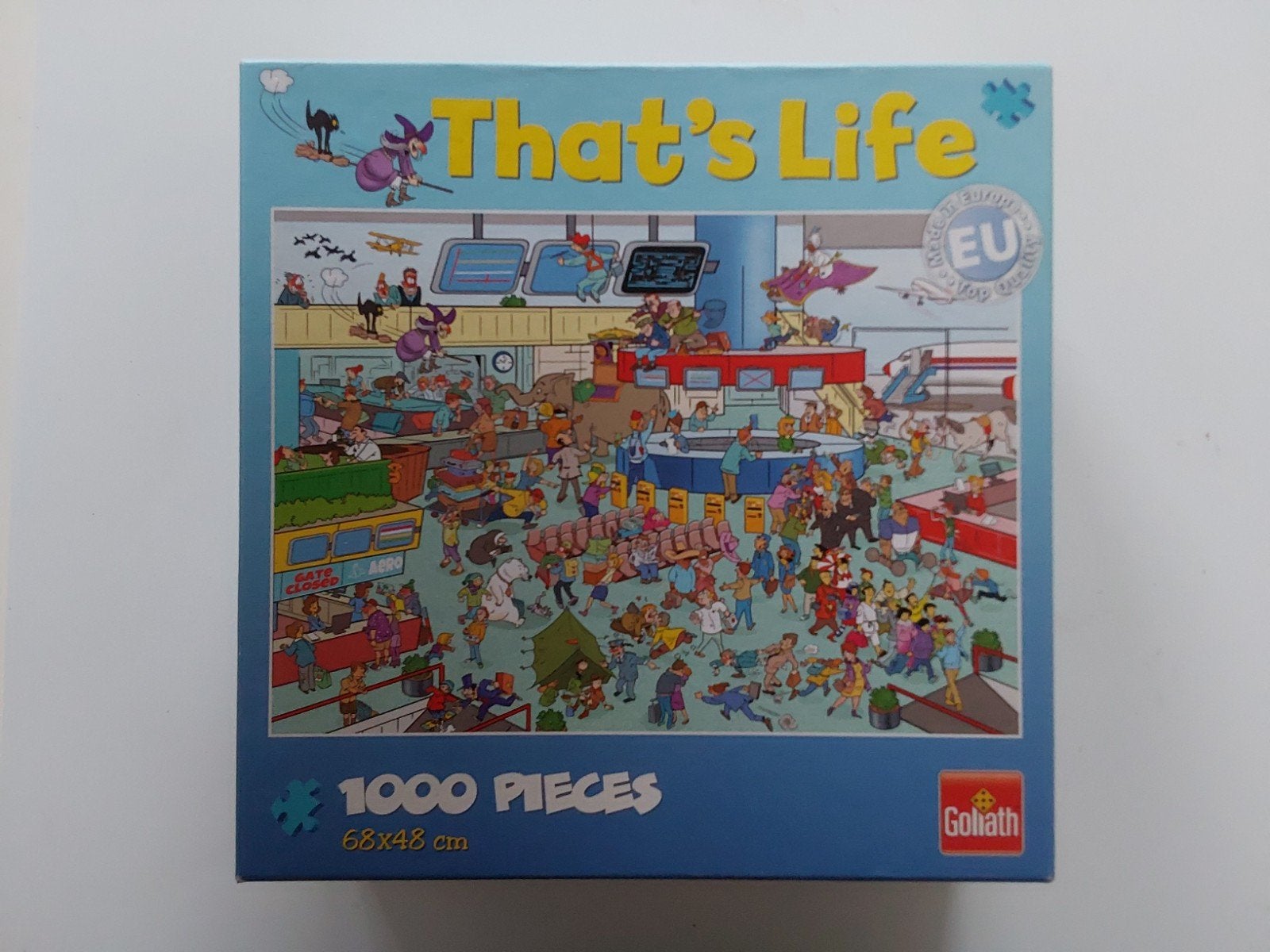 Legpuzzle 🧩 That ' s Life Nr. 71420 Airport 1000 stukjes, Ophalen of Verzenden, 500 t/m 1500 stukjes, Zo goed als nieuw, Legpuzzel