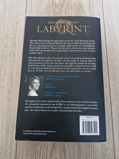 Kate Mosse - Het verloren labyrint h, Wereld overig, Ophalen of Verzenden, Zo goed als nieuw, Kate Mosse