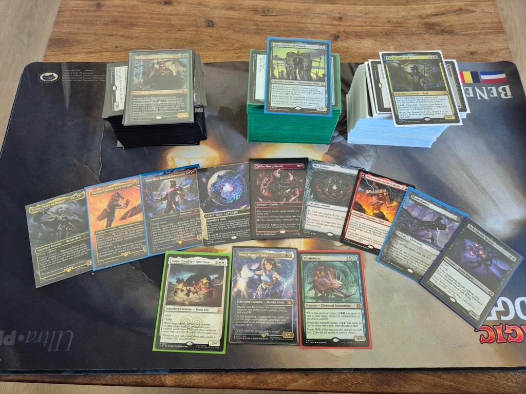 MTG partij, 3 Commander decks en losse kaarten, Ophalen, Speeldeck