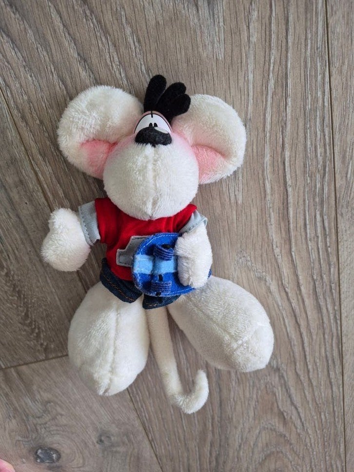 Diddl skate knuffel 21 cm, Ophalen of Verzenden, Diddl, Zo goed als nieuw, Knuffel