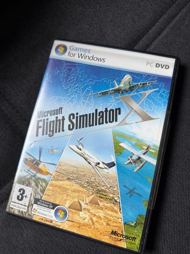Microsoft Flight Simulator X PC DVD - Vliegsimulator, Online, 1 speler, Nieuw, Ophalen of Verzenden