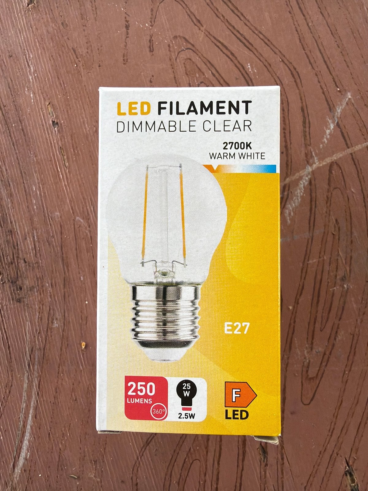 30x Dimbare LED Filament Lamp E27 2700K Warm Wit, Dimbaar, Ophalen of Verzenden, Nieuw, E27 (groot)