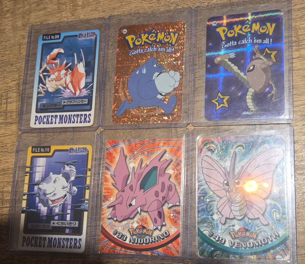 Zeldzame Pokémon kaarten set - Vintage Japanse kaarten, Hobby en Vrije tijd, Ophalen of Verzenden, Gebruikt, Meerdere kaarten