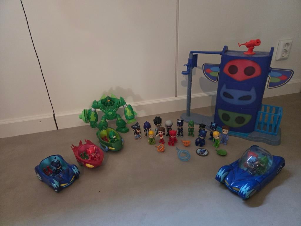 Uitgebreide PJ Masks Pyjama Helden Speelset, Ophalen, Gebruikt, Jongen of Meisje