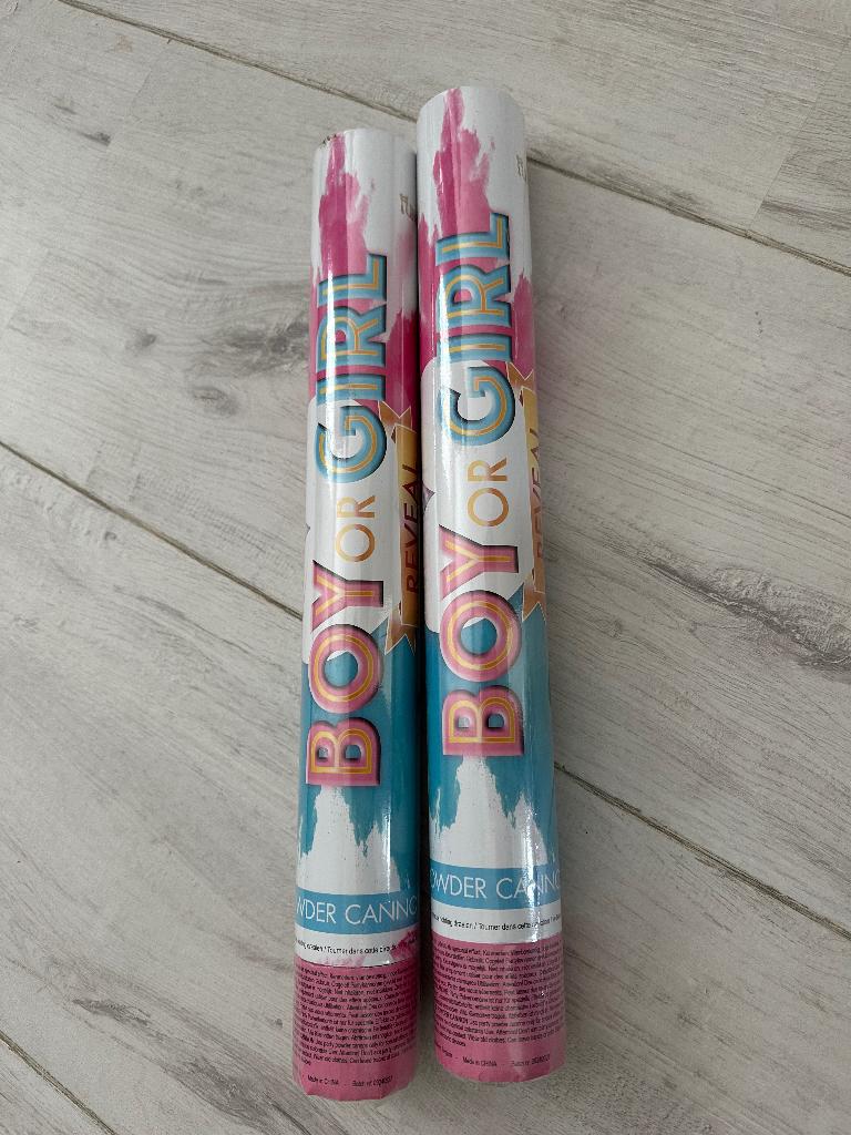Gender reveal, Ophalen of Verzenden, Nieuw, Feestartikel, Geboorte of Huwelijk