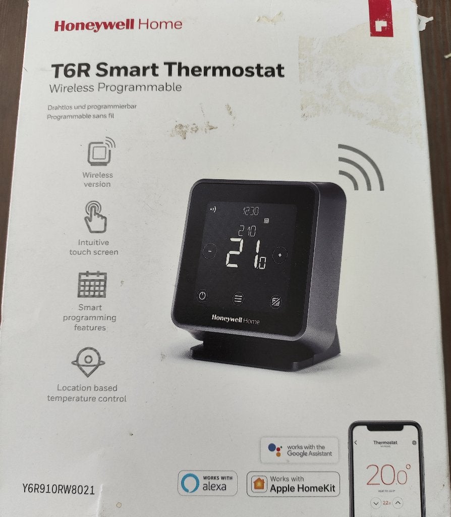 Honeywell T6R slimme thermostaat zgan, Ophalen, Slimme thermostaat, Zo goed als nieuw