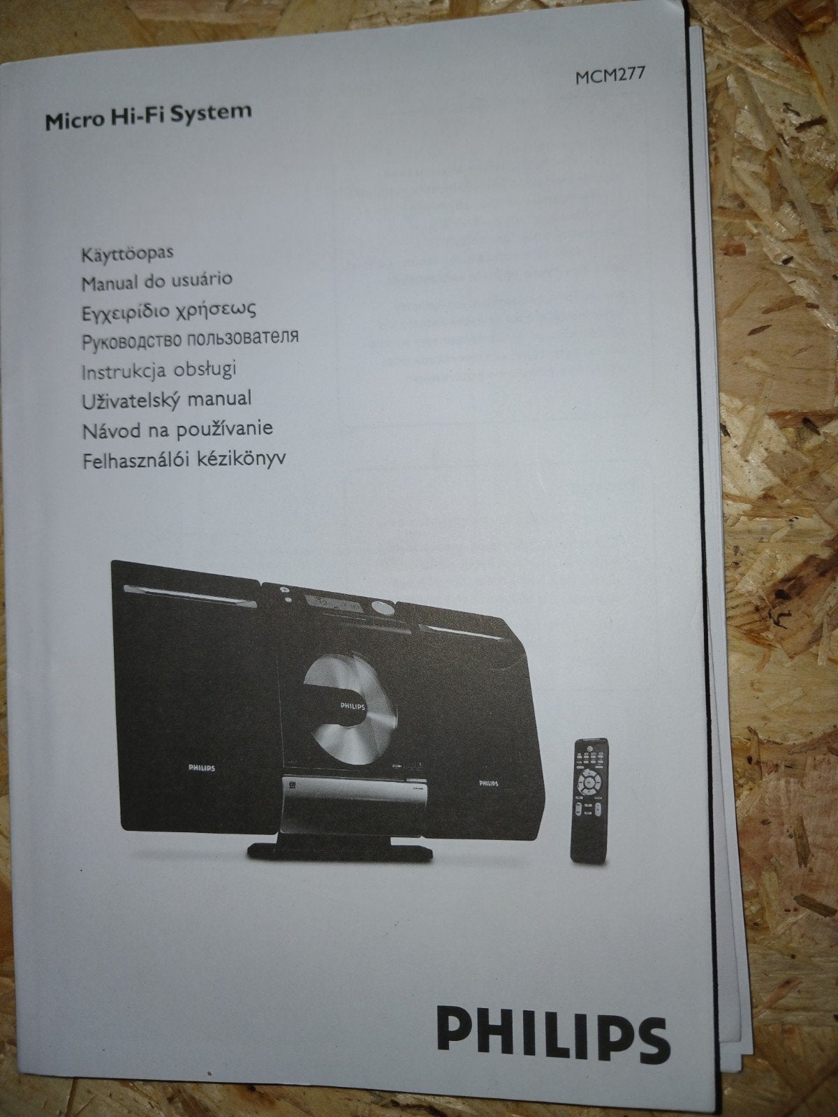 Philips MCM277 Micro Hi-Fi System - Compacte Stereo Set, Ophalen of Verzenden, Cd-speler, Philips