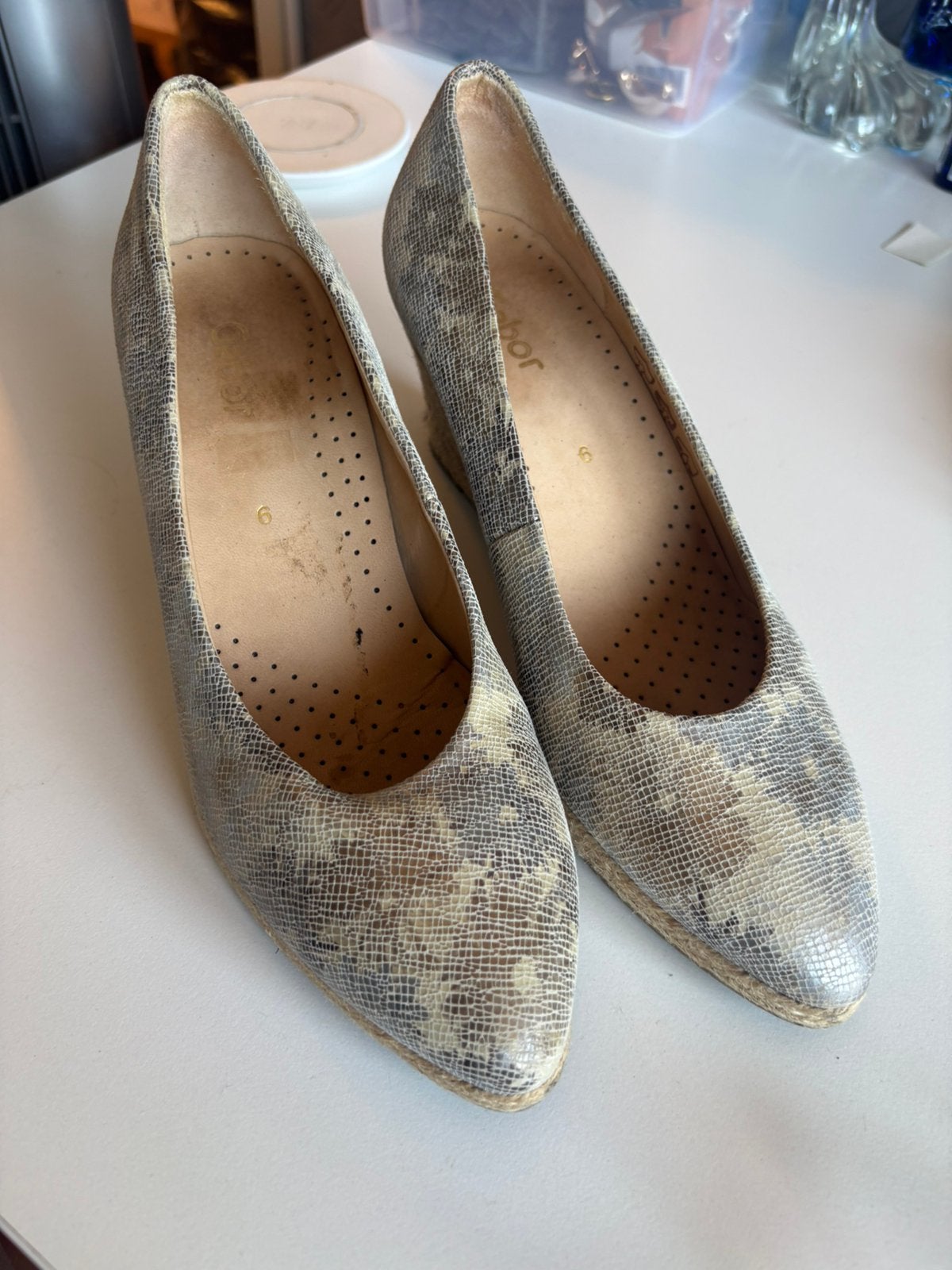 Gabor sleehakken schoenen 39, Ophalen of Verzenden, Zo goed als nieuw, Zwart