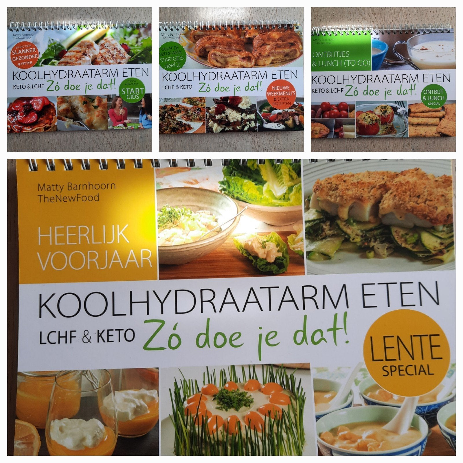 4x Koolhydraatarm eten, zo doe je dat! - Matty Barnhoorn

-, Ophalen of Verzenden, Zo goed als nieuw, Gezond koken