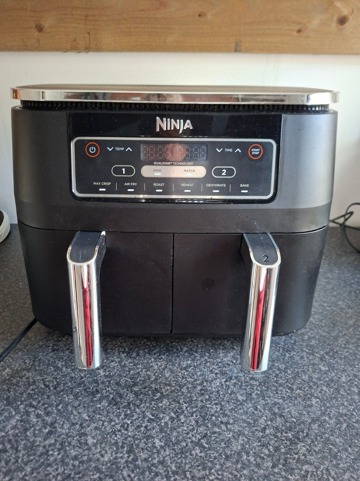 Ninja Foodi Dual Zone Airfryer AF300EU - Zo goed als nieuw, 4 liter of meer, Ophalen of Verzenden, Zo goed als nieuw, Duo-friteuse